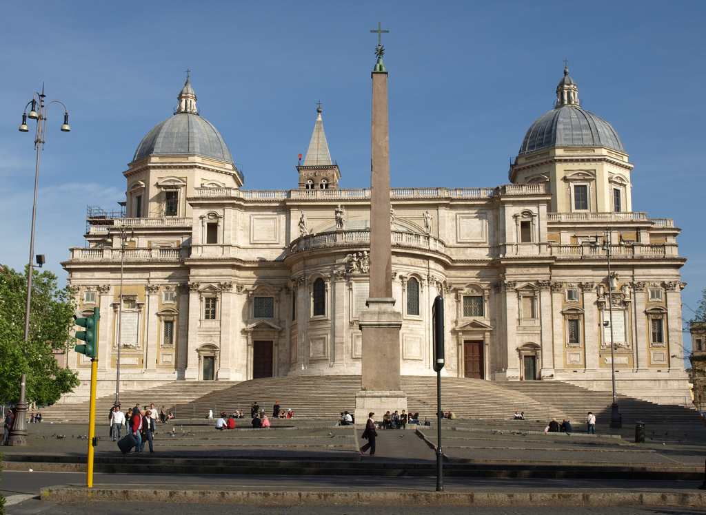 La basilica di Santa Maria Maggiore vicino al biancaluna Bed and Breakfast Roma Stazione Termini